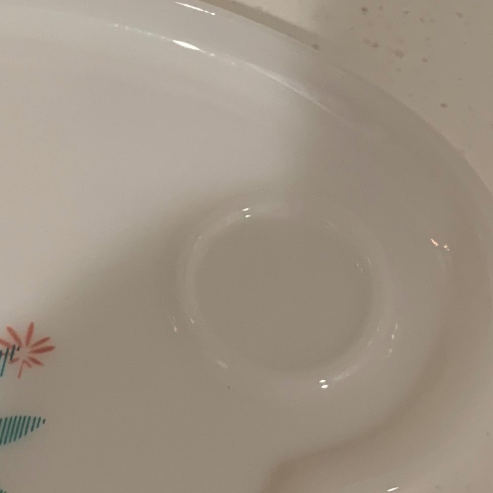 1950 'sVintage Federal    "Atomic  Burst" pattern" tea  or Luncheon Set. - Picture 5 of 5